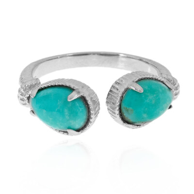 Campitos Turquoise Silver Ring (Anne Bever)