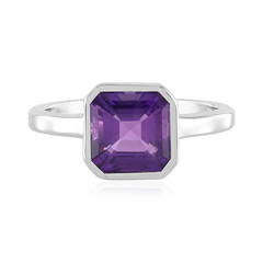 Siberian Amethyst Silver Ring