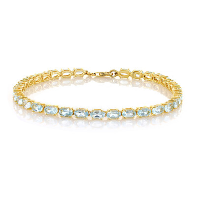Sky Blue Topaz Silver Bracelet