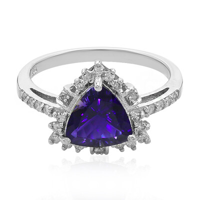 Ceylon Iolite Silver Ring