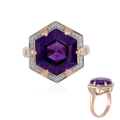 14K Zambian Amethyst Gold Ring (SUHANA)
