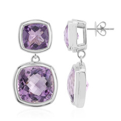 Amethyst Silver Earrings (Pallanova)