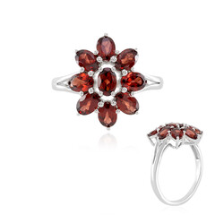 Mozambique Garnet Silver Ring