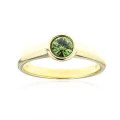 9K Namibian Demantoid Gold Ring (CUSTODANA)