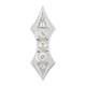 Mozambique Sapphire Silver Pendant