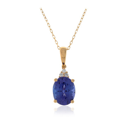 18K AAA Tanzanite Gold Necklace (CIRARI)