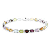 Amethyst Silver Bracelet