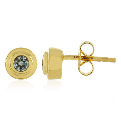 Ratanakiri Zircon Silver Earrings (MONOSONO COLLECTION)