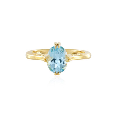 Sky Blue Topaz Silver Ring