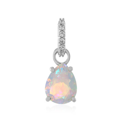 Welo Opal Silver Pendant