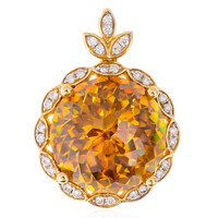 18K Sphalerite Gold Pendant (AMAYANI)
