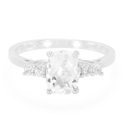 Goshenite Silver Ring