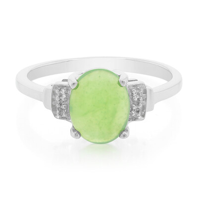 Imperial Chrysoprase Silver Ring