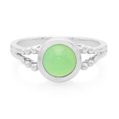 Imperial Chrysoprase Silver Ring