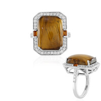 Tiger´s Eye Silver Ring