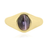 Cat´s Eye Sillimanite Silver Ring