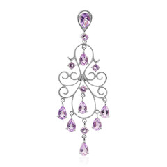 Amethyst Silver Pendant
