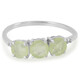 Prehnite Silver Ring