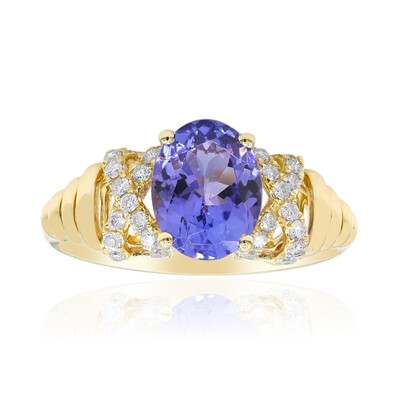 14K AAA Tanzanite Gold Ring (CIRARI)