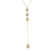 9K I2 Champagne Diamond Gold Necklace (de Melo)