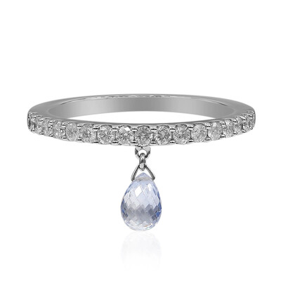 18K Ceylon Blue Sapphire Gold Ring (Estée Collection)
