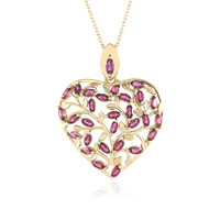 Rhodolite Silver Necklace