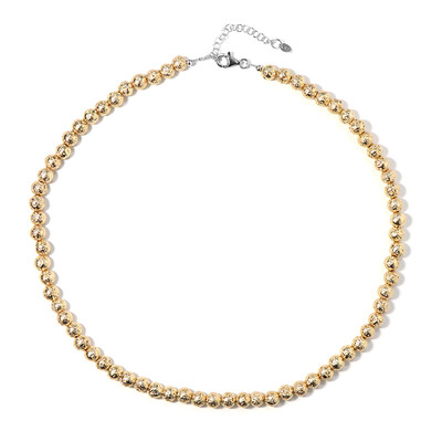 Golden Lava Silver Necklace
