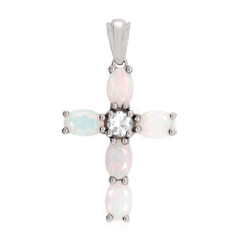 Welo Opal Silver Pendant