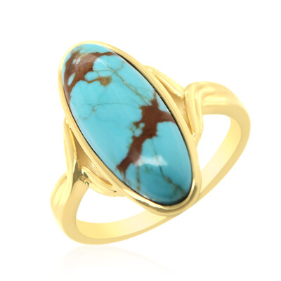 Mine 8 Turquoise Silver Ring (Anne Bever)