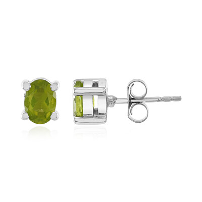 Peridot Silver Earrings