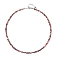 Fancy Tourmaline Silver Necklace
