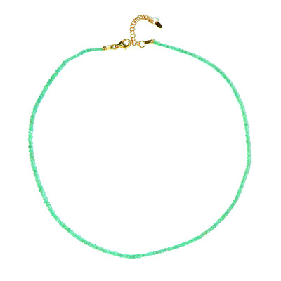 Russian Emerald Silver Necklace