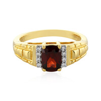 Mozambique Garnet Silver Ring