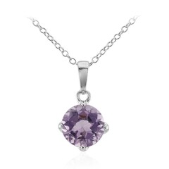 Amethyst Silver Necklace