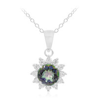 Mystic Quartz Silver Necklace
