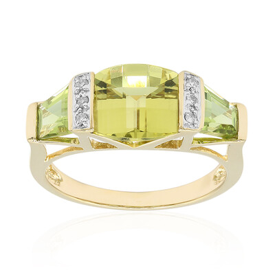 14K Lemon Citrine Gold Ring