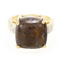 Dinosaur Bone Silver Ring