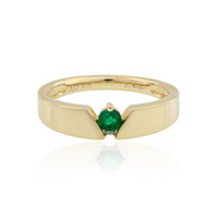 9K Muzo Colombian Emerald Gold Ring (de Melo)