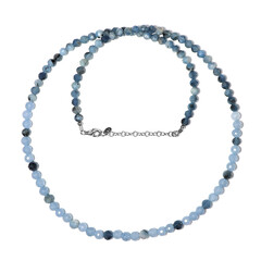 Moss Aquamarine Silver Necklace