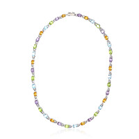 Amethyst Silver Necklace