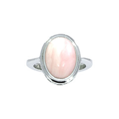 Angelskin Opal Silver Ring