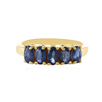 Blue Sapphire Silver Ring