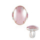 Pink Mabe Pearl Silver Ring (Gems en Vogue)