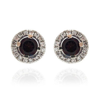 Mulburry Topaz Silver Earrings
