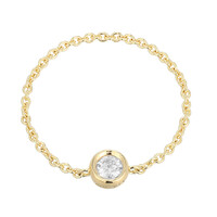 I3 (I) Diamond Silver Ring