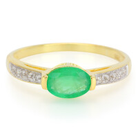 Bahia Emerald Silver Ring