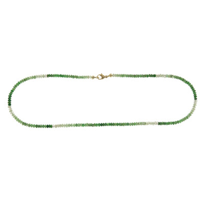 9K Tanzanian Tsavorite Gold Necklace (CUSTODANA)
