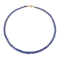 18K AAA Tanzanite Gold Necklace
