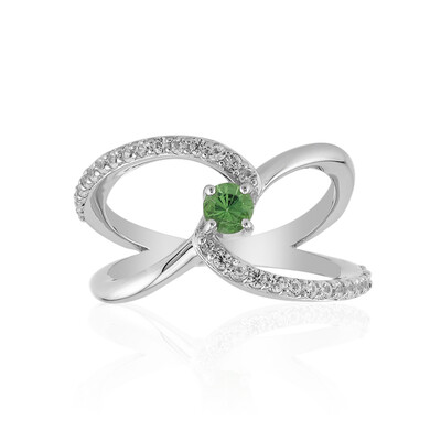 Kenya Tsavorite Silver Ring