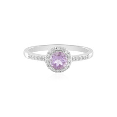 Rose de France Amethyst Silver Ring